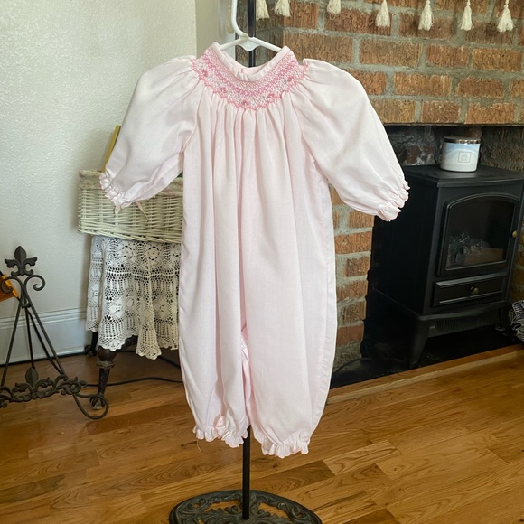 Sophie Dess Smocked Infant Girls Long all size 12 months - Picture 3 of 12